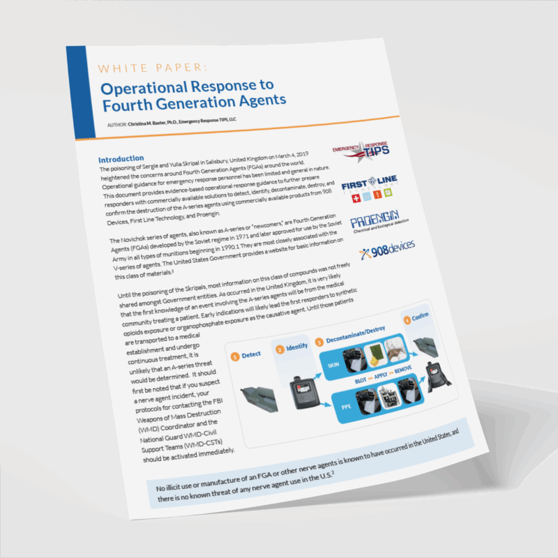 White Paper Operational Response to Fourth Generation Agents