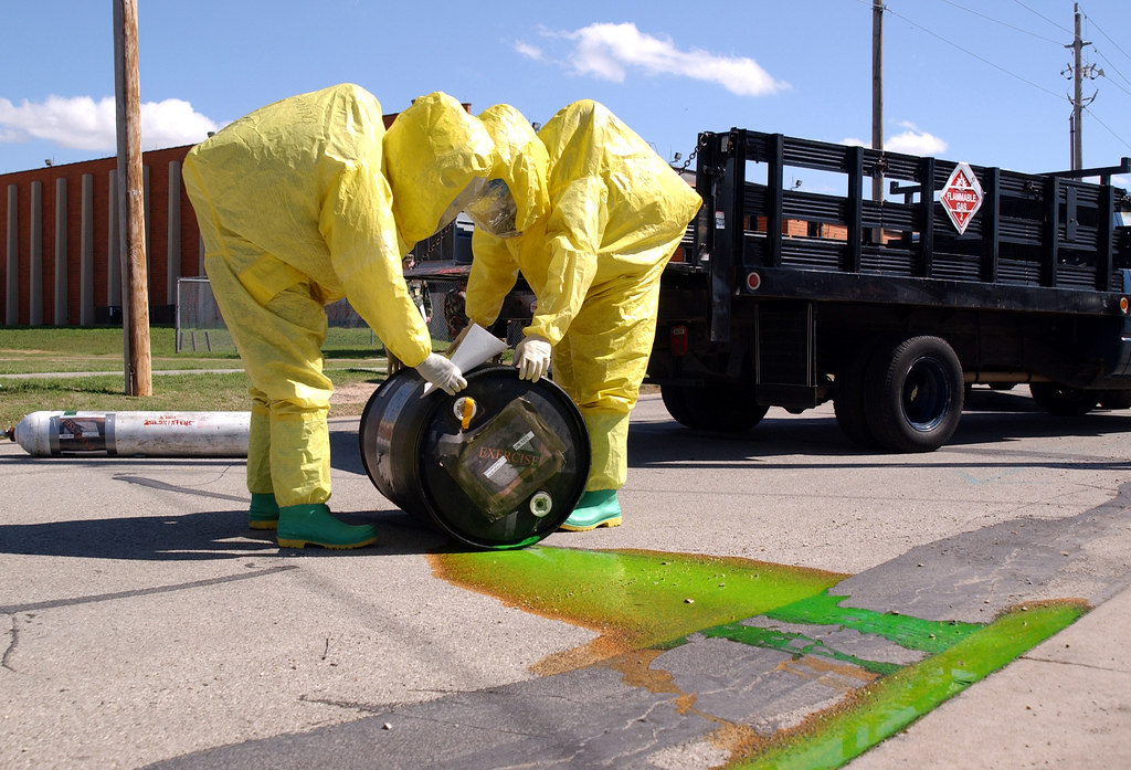 Hazmat chemical spill