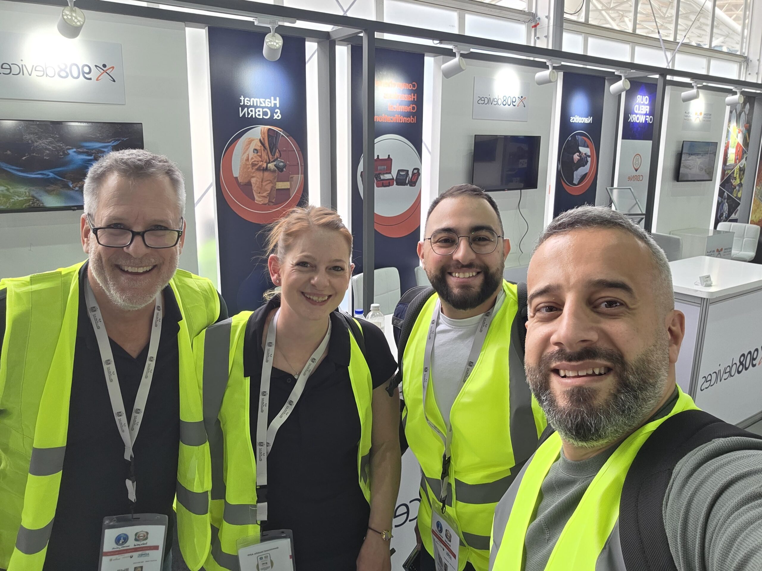 908 devices team promoting our advanced chemical analysis tools at an international conference