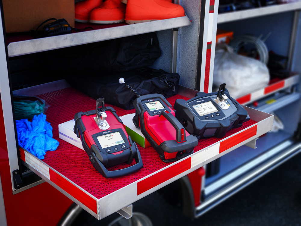 VipIR XplorIR ProtectIR products on hazmat truck