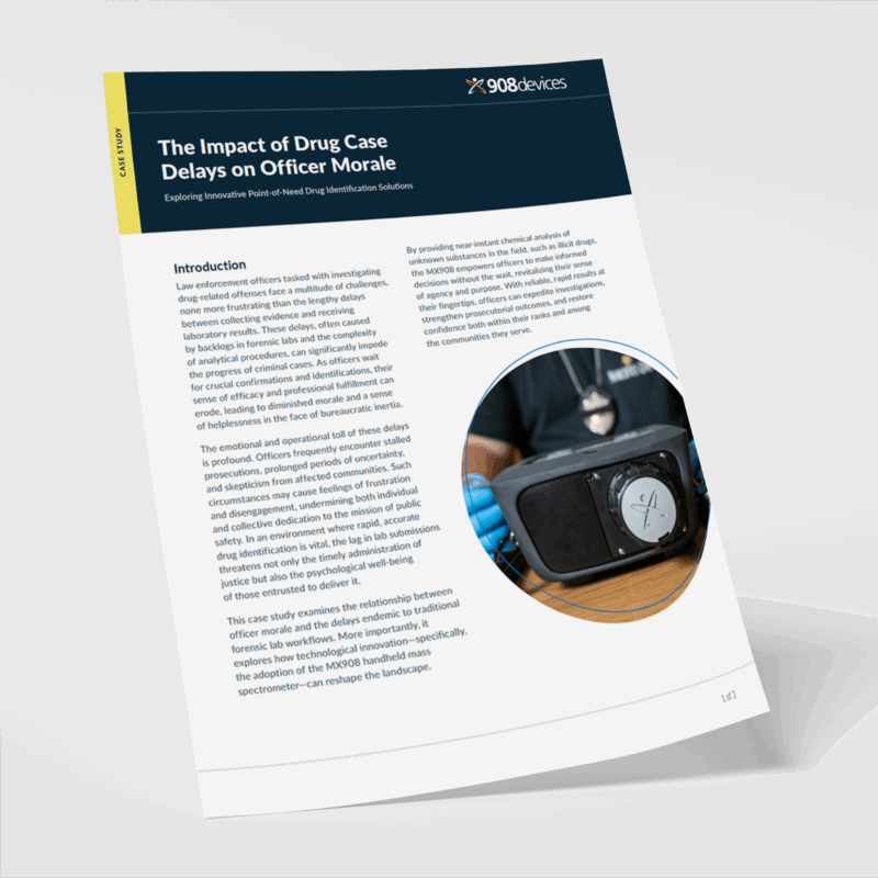 The impact of drug case delays on officer morale case study