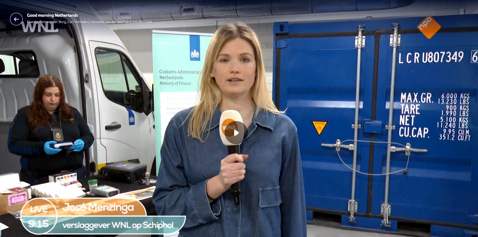 MX908 featured on Good Morning Netherlands