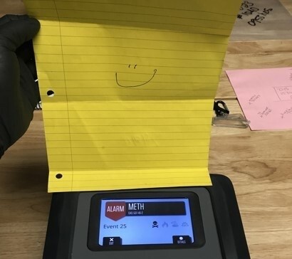 synthetic cannabinoid in drug-soaked papers